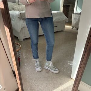 Madewell Maternity Ankle Mini Flare Jeans